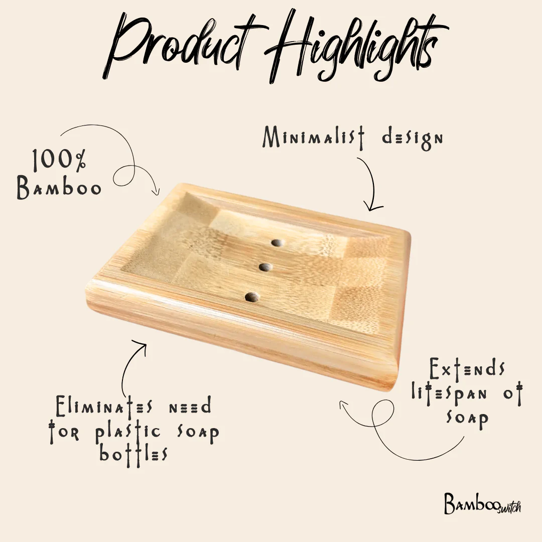 Bamboo Soap Dish Lift | Draining - Image 3