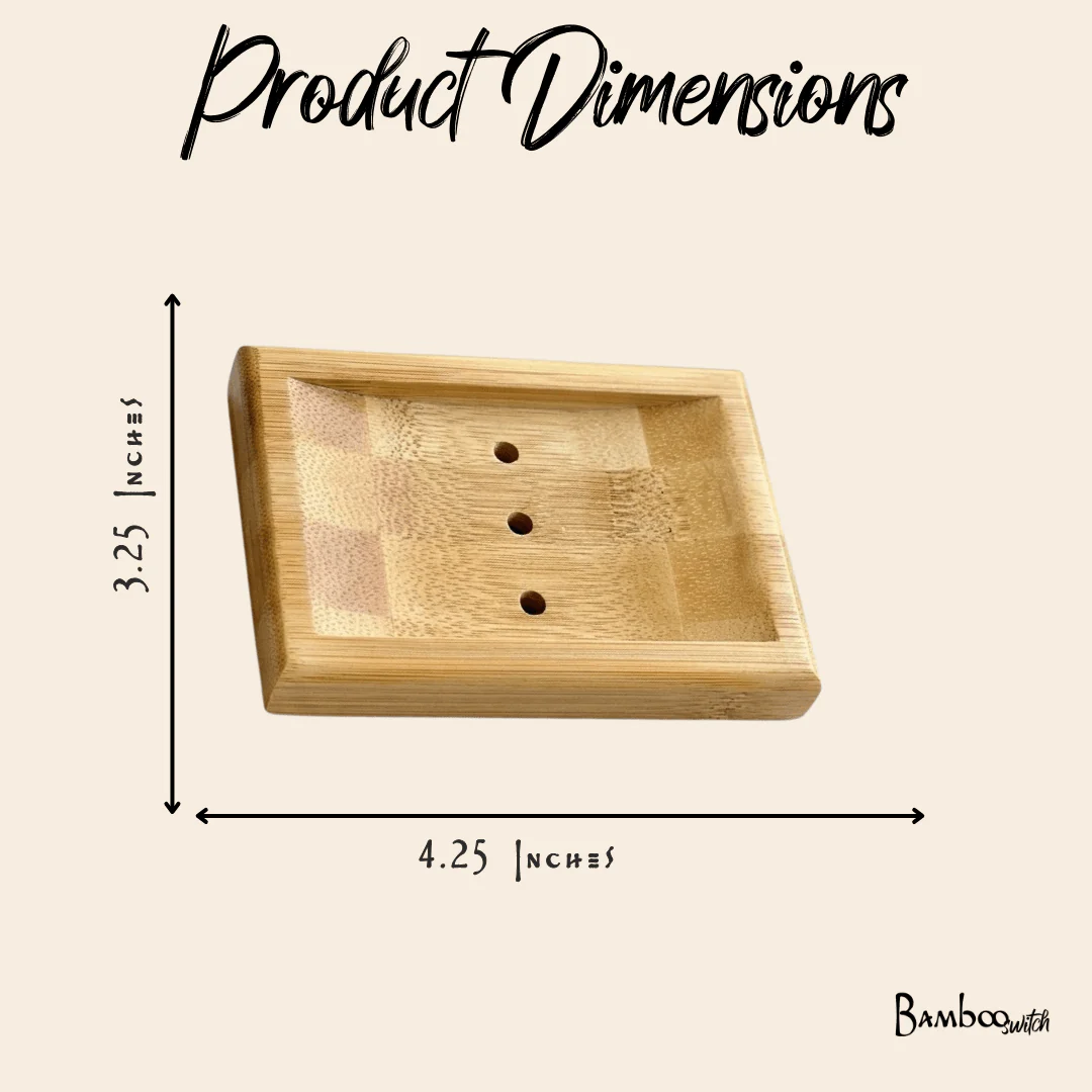 Bamboo Soap Dish Lift | Draining - Image 4