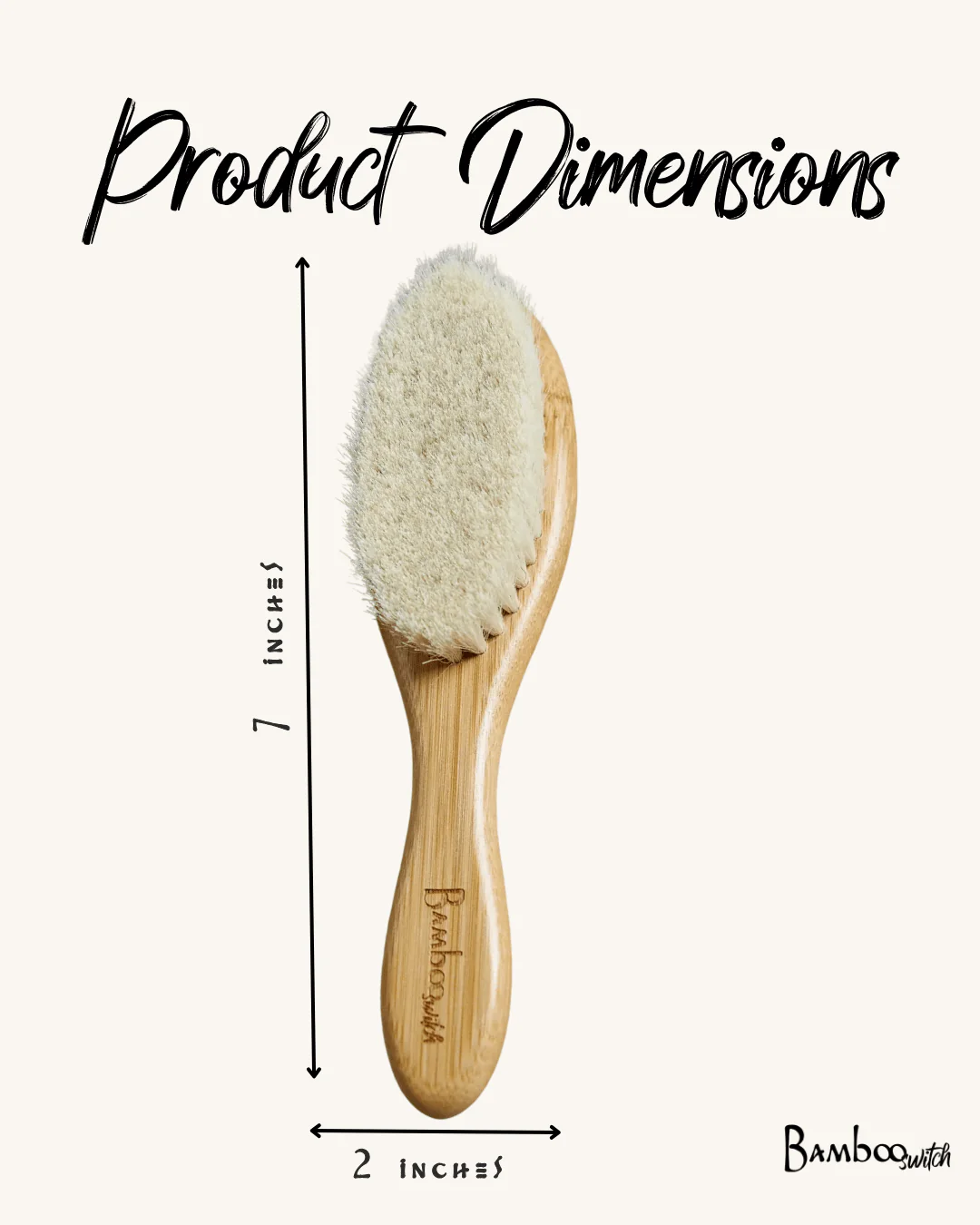 Bamboo Soft Hair Brush | For Babies - Image 4
