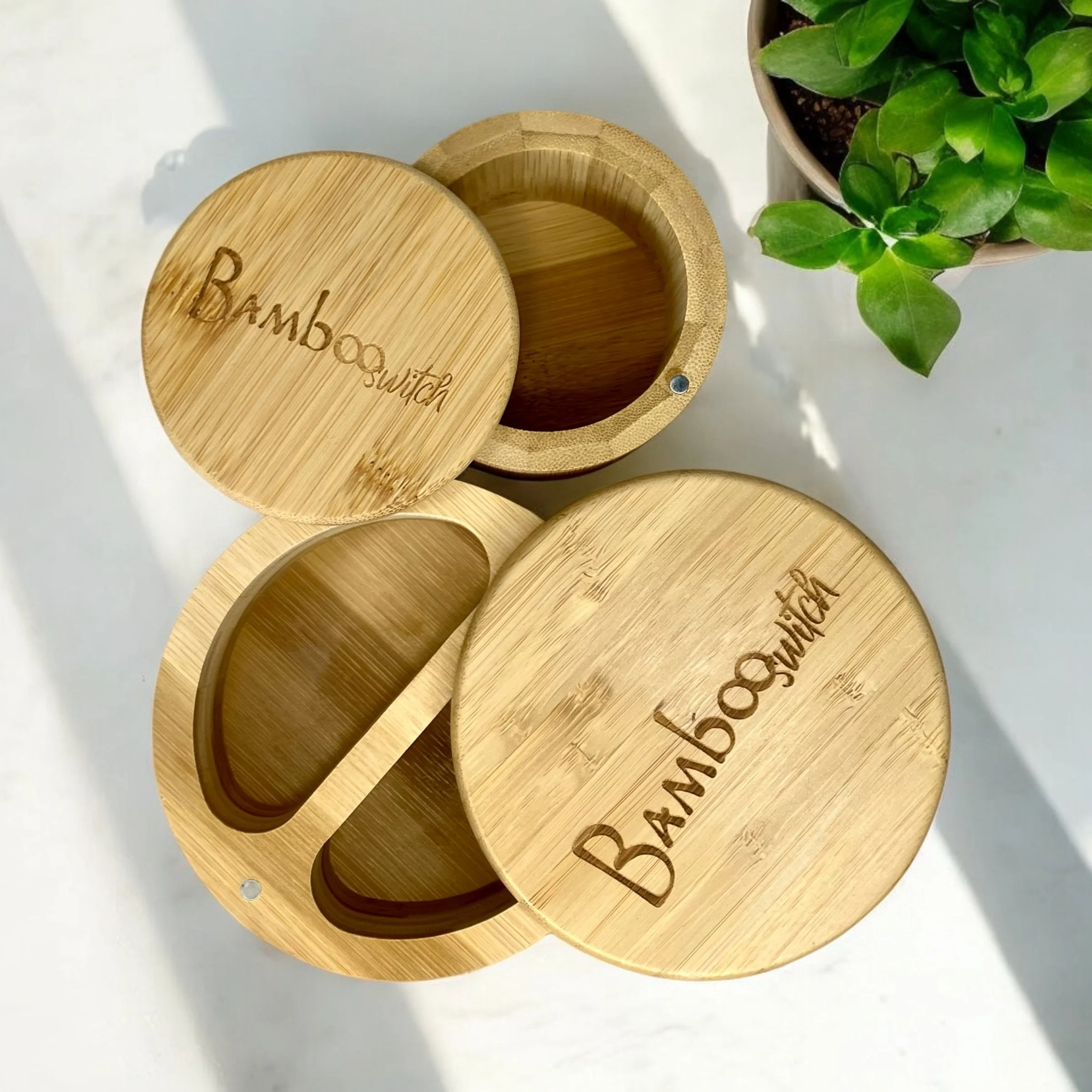 Bamboo Spice Storage Container - Image 3