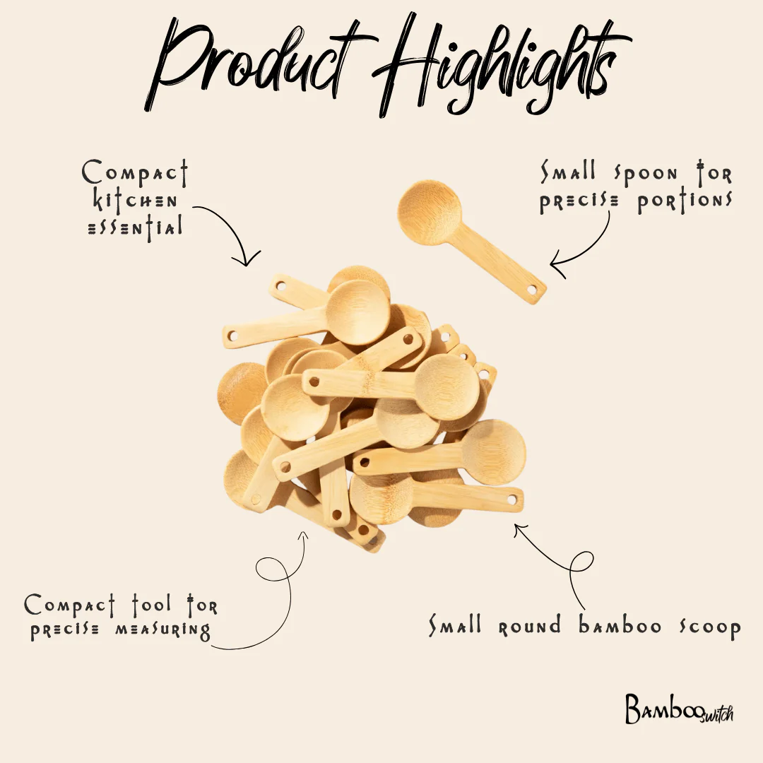 Bamboo Spoon | Circle Scoop - Image 2