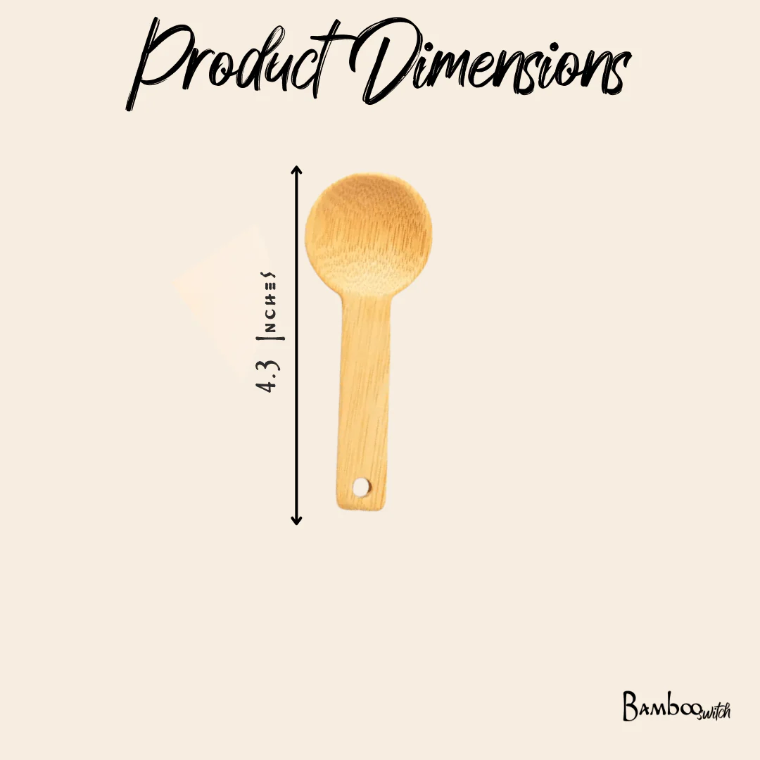 Bamboo Spoon | Circle Scoop - Image 3