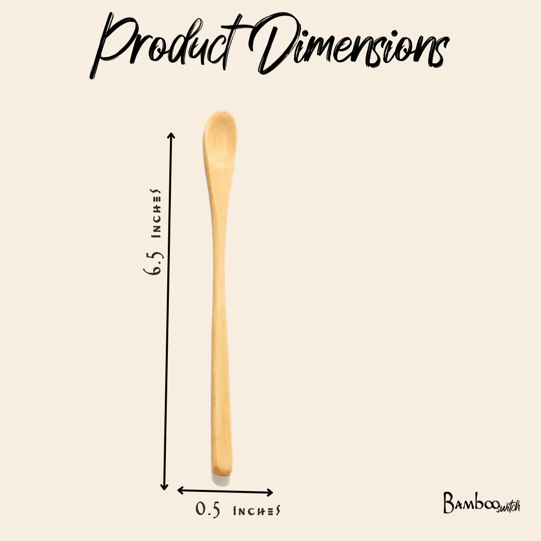 Bamboo Spoon | Long Stir Spoon - Image 3