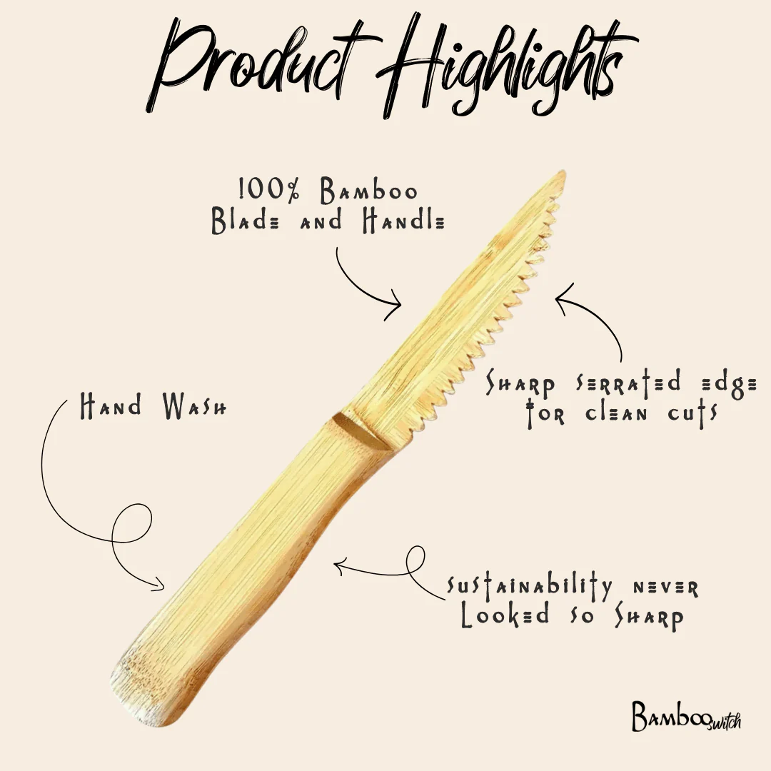 Bamboo Steak Knife - Image 3
