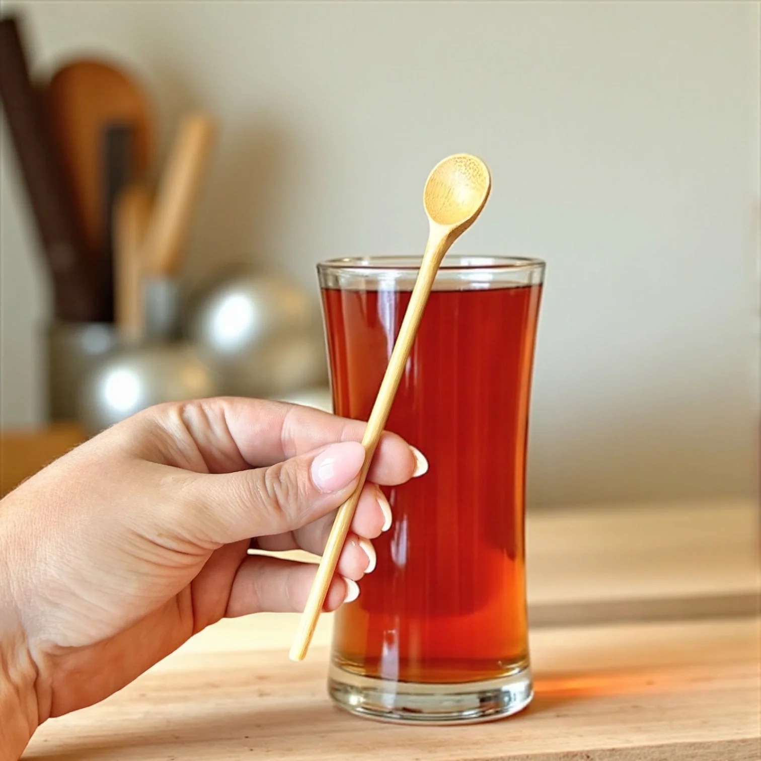 Bamboo Stir Spoon - Image 4