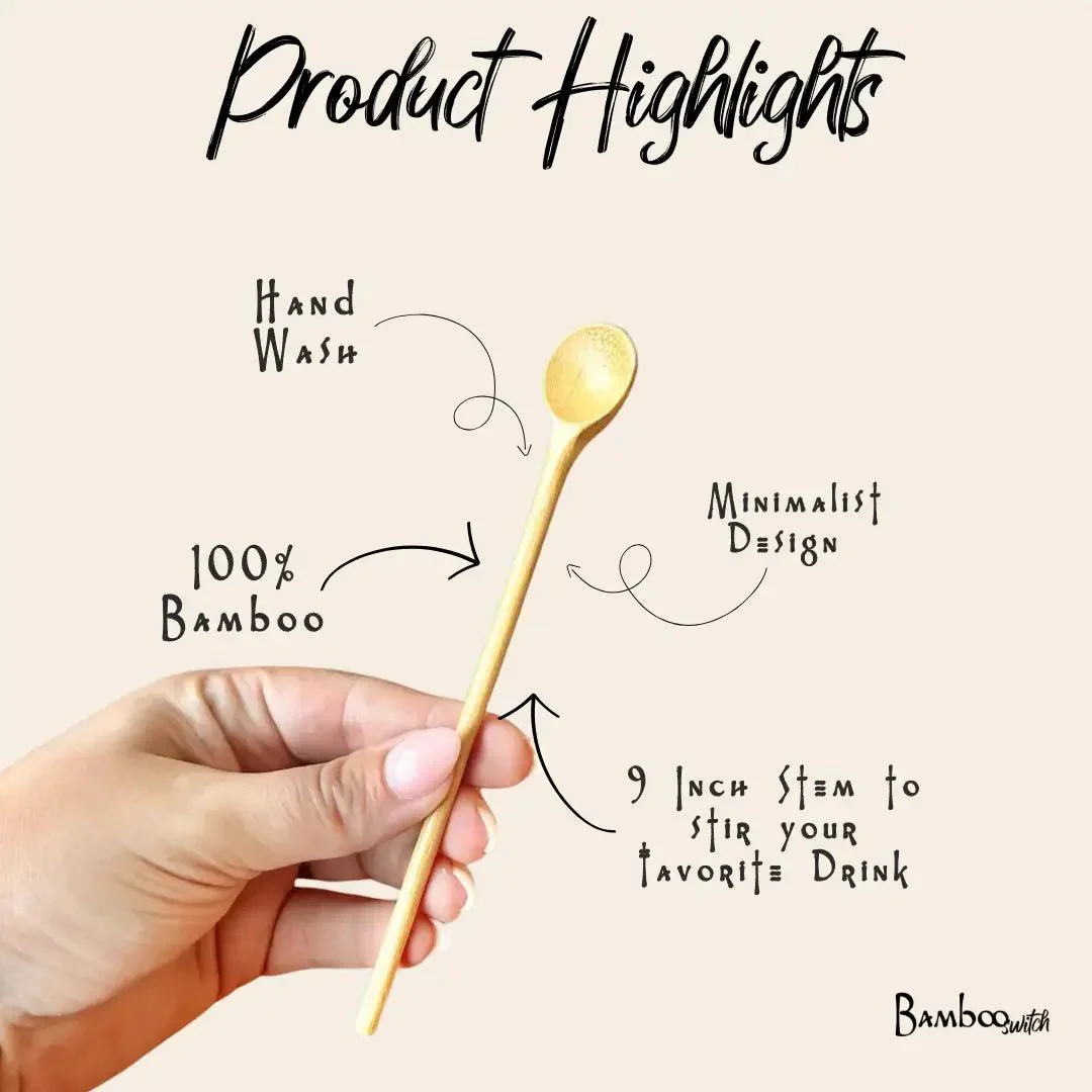 Bamboo Stir Spoon - Image 5