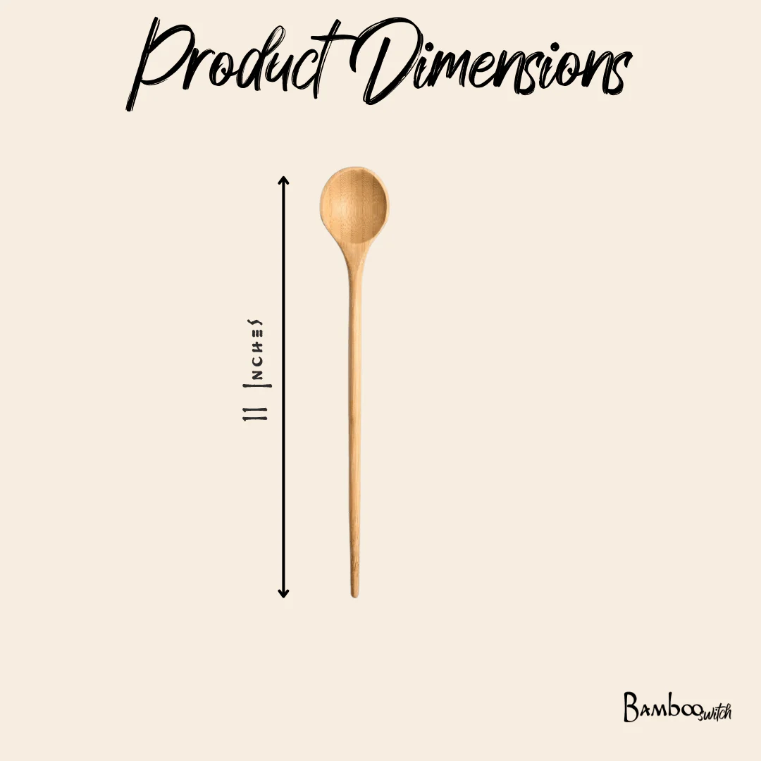Bamboo Stir Spoon - Large - Image 4