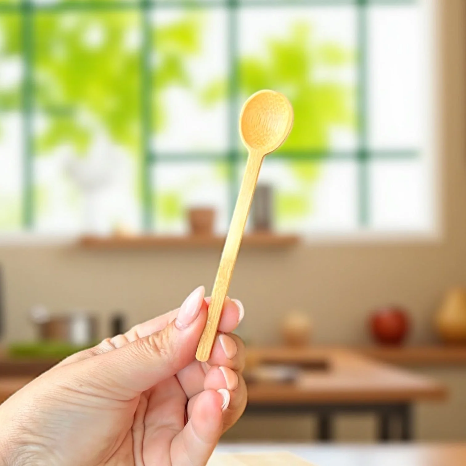 Bamboo Stir Spoon - Mini - Image 2