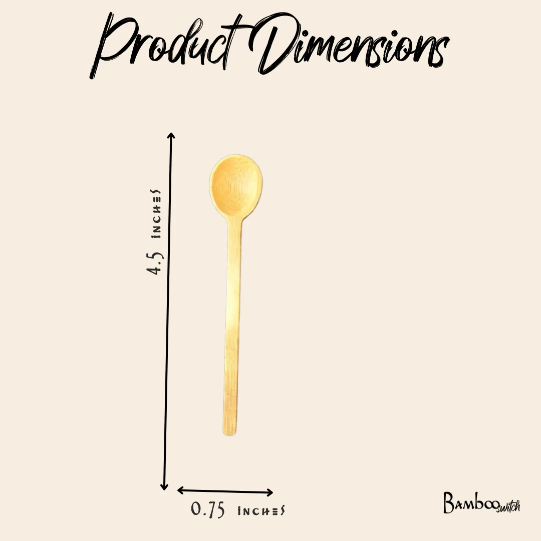 Bamboo Stir Spoon - Mini - Image 4