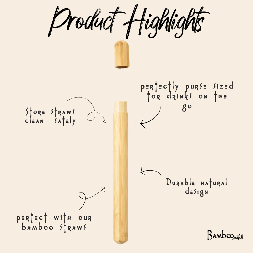 Bamboo Straw in Travel Case - Image 5