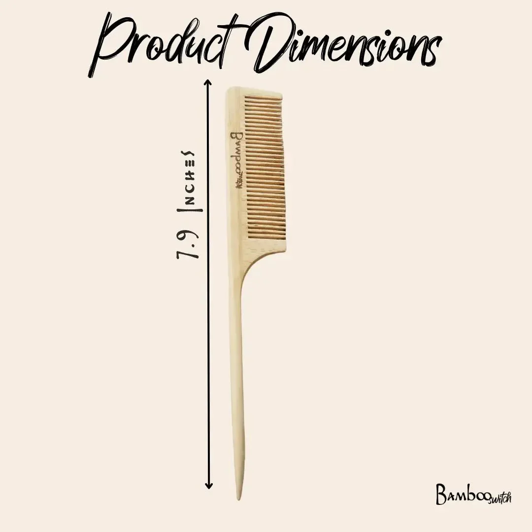 Bamboo Styling Comb - Image 3