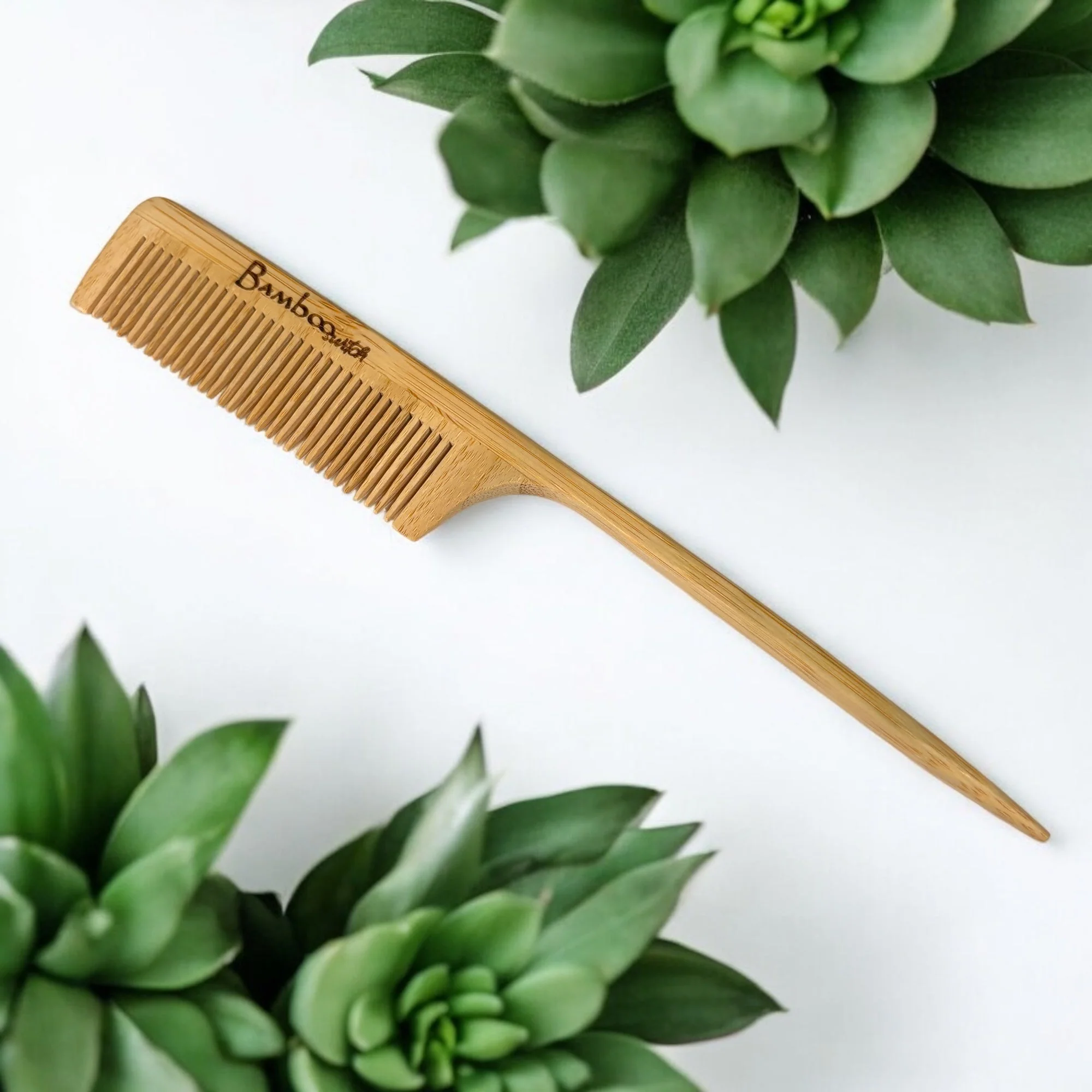 Bamboo Styling Comb - Image 5