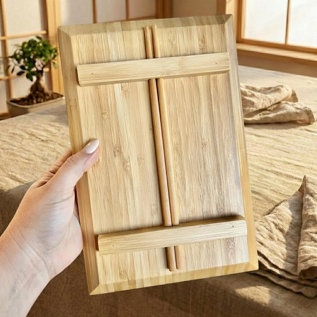 Bamboo Sushi Plate Set - Image 3