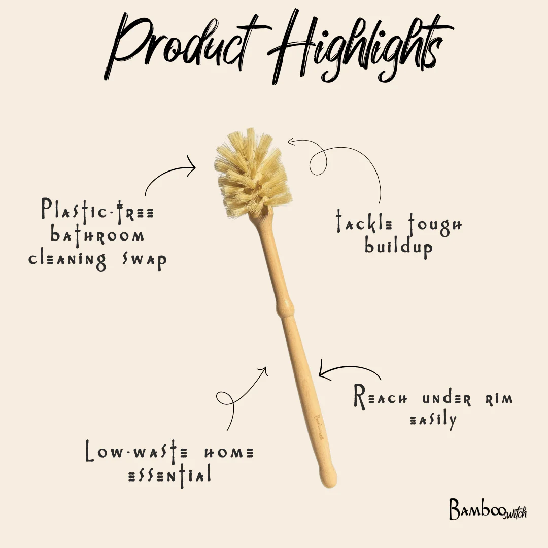 Bamboo Toilet Cleaner Brush - Image 4