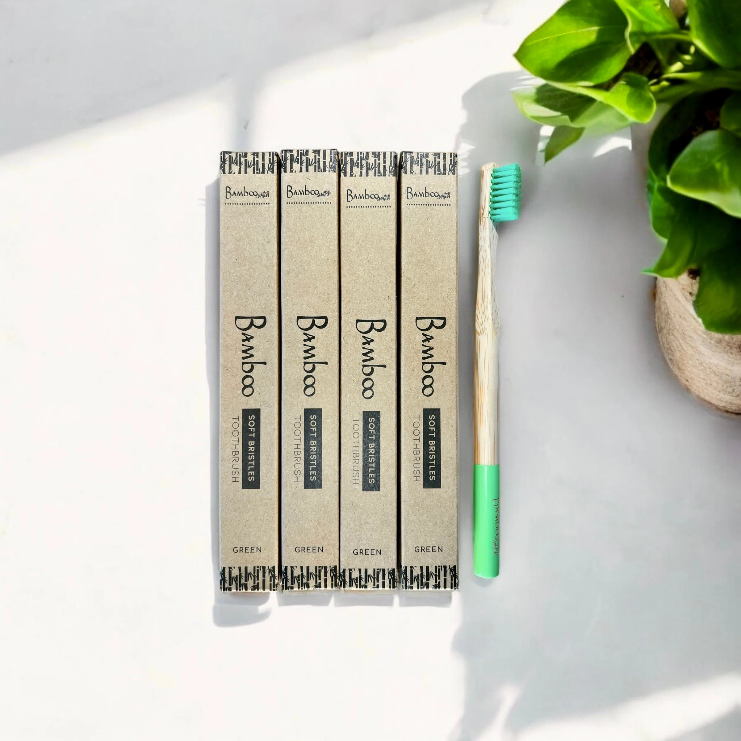 Bamboo Toothbrush | Round Handle - Image 4