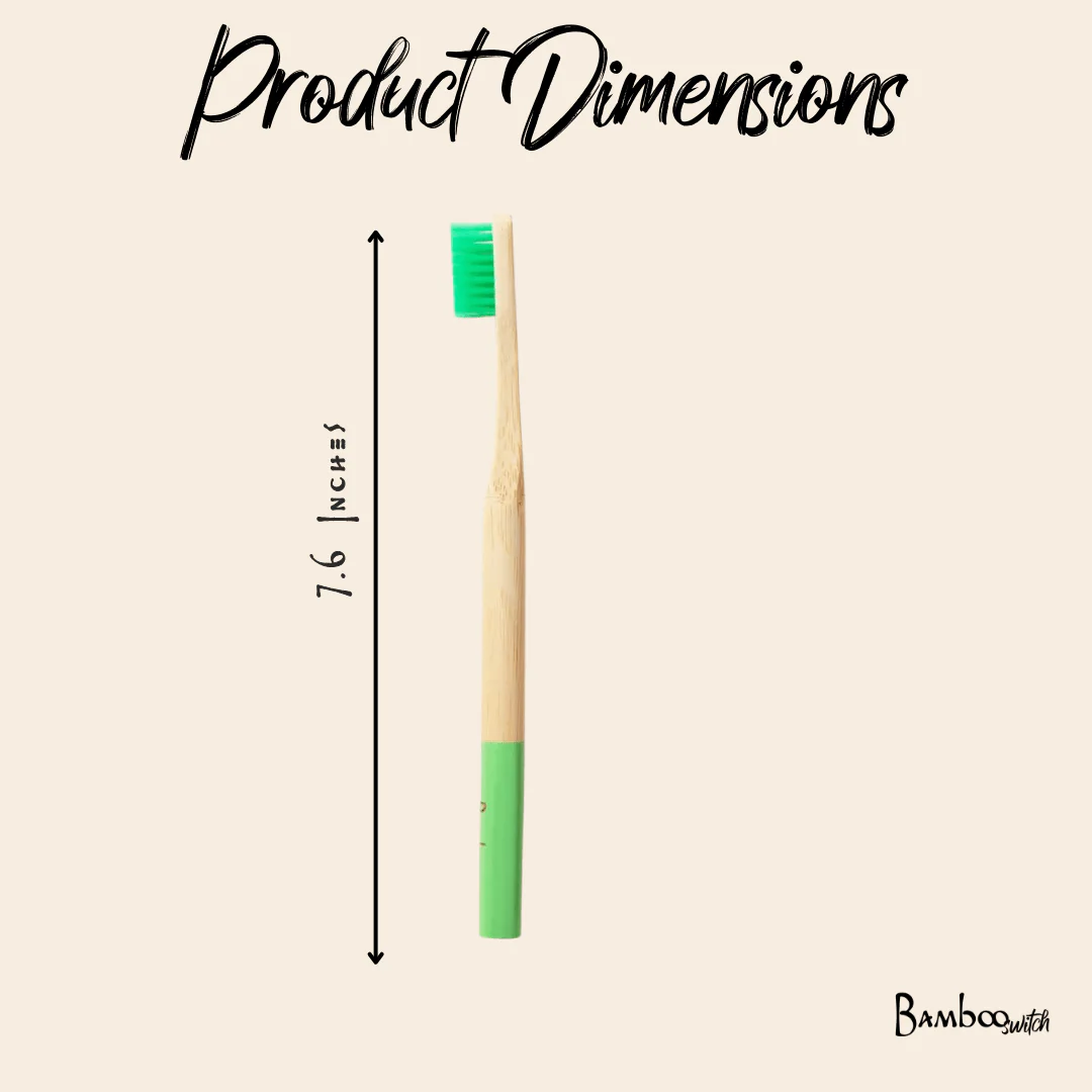 Bamboo Toothbrush | Round Handle - Image 6
