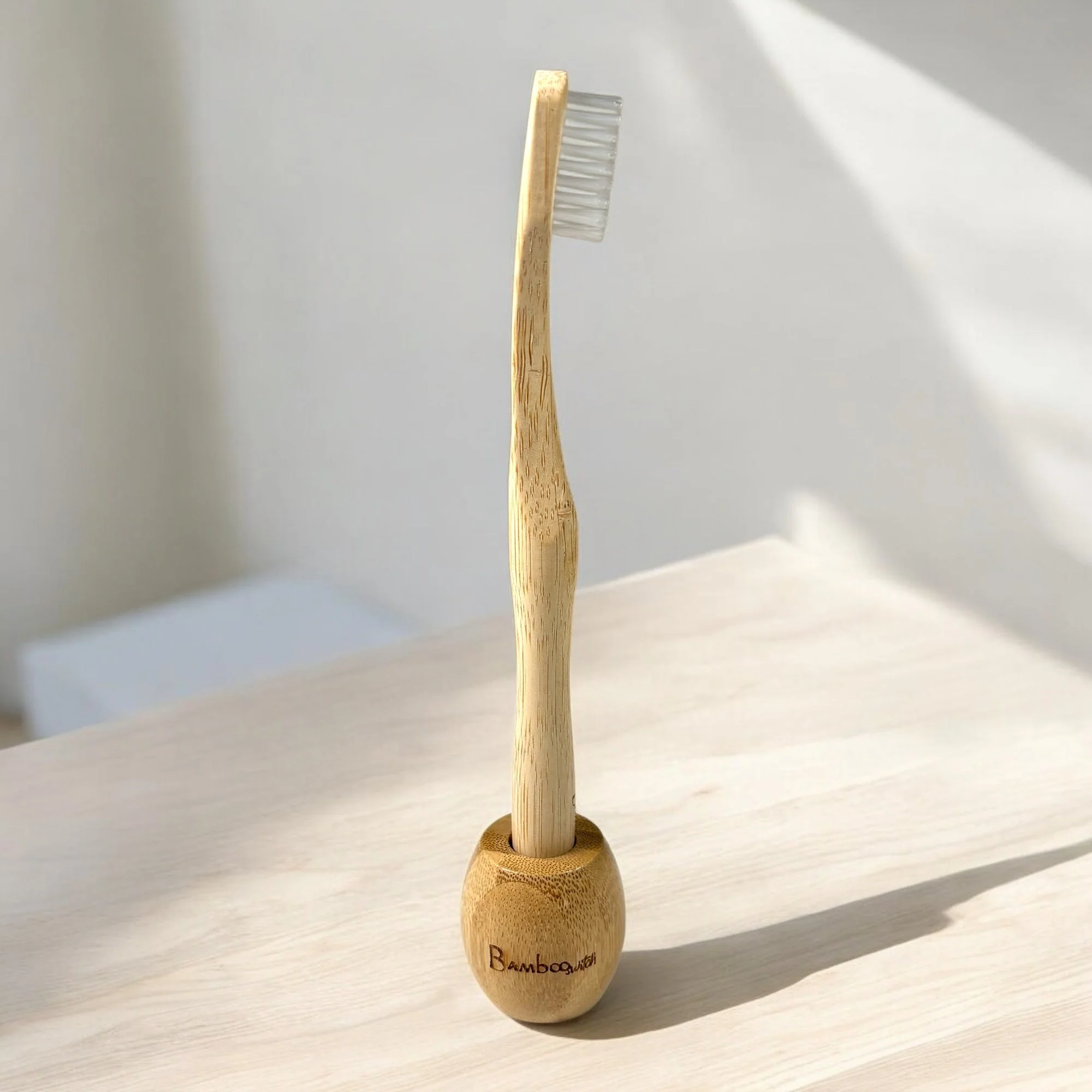 Bamboo Toothbrush Stand - Image 2
