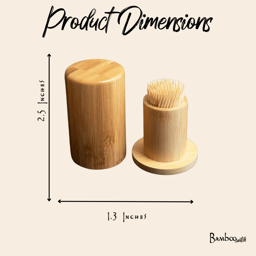 Bamboo Toothpick Holder - Image 5