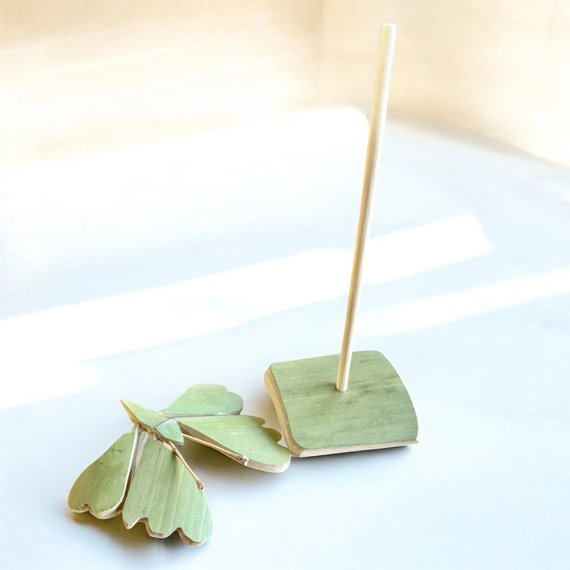 Bamboo Toy | Self-Balancing Butterfly - Image 2