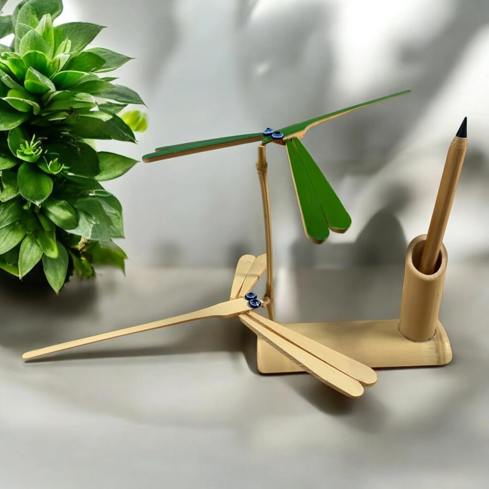 Bamboo Kids Toy | Self Balancing Dragonfly - Image 2