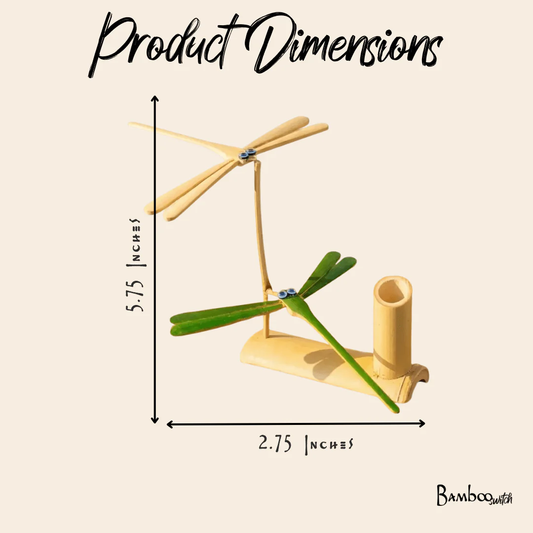 Bamboo Kids Toy | Self Balancing Dragonfly - Image 6