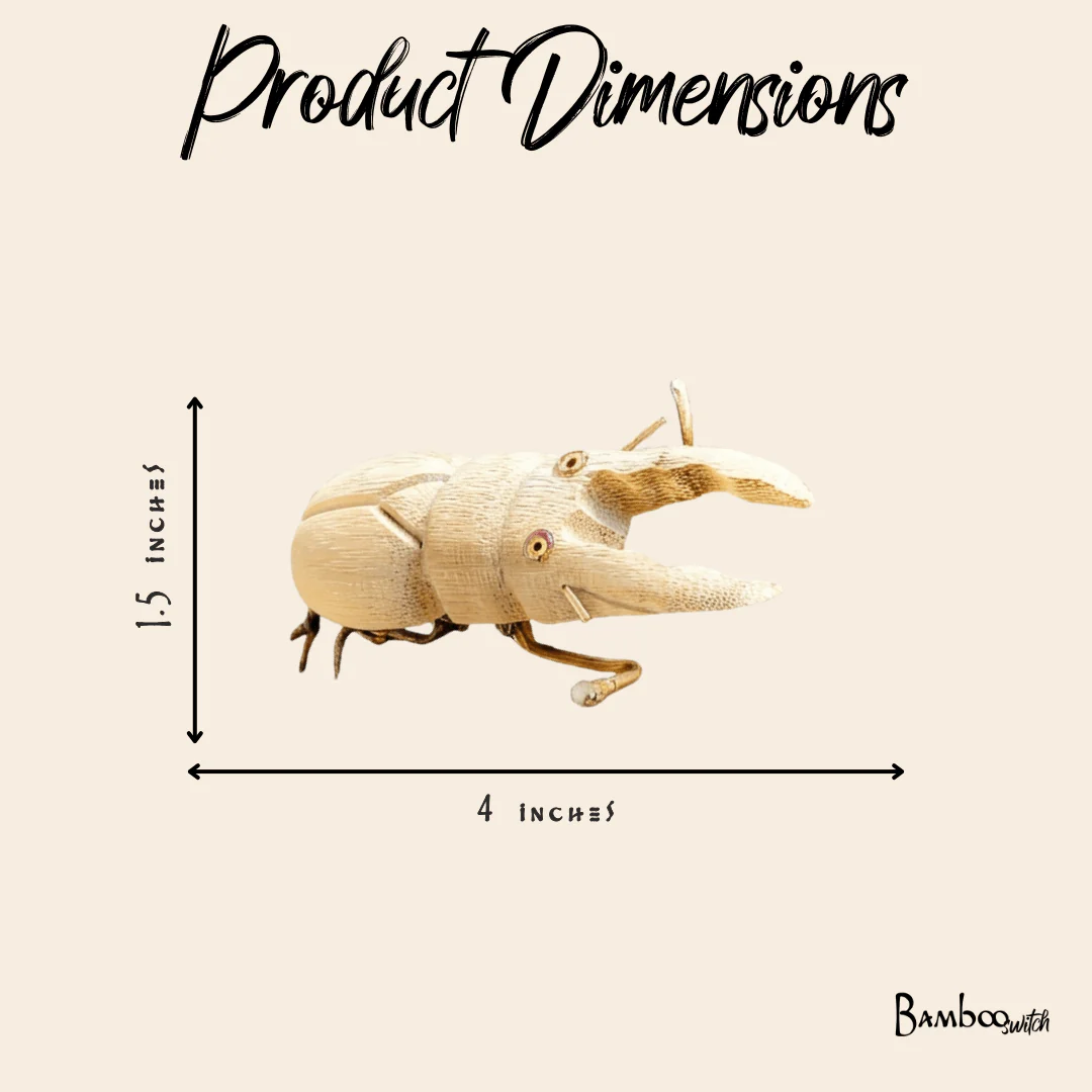 Bamboo Kids Toy | Stag Beetle - Image 7