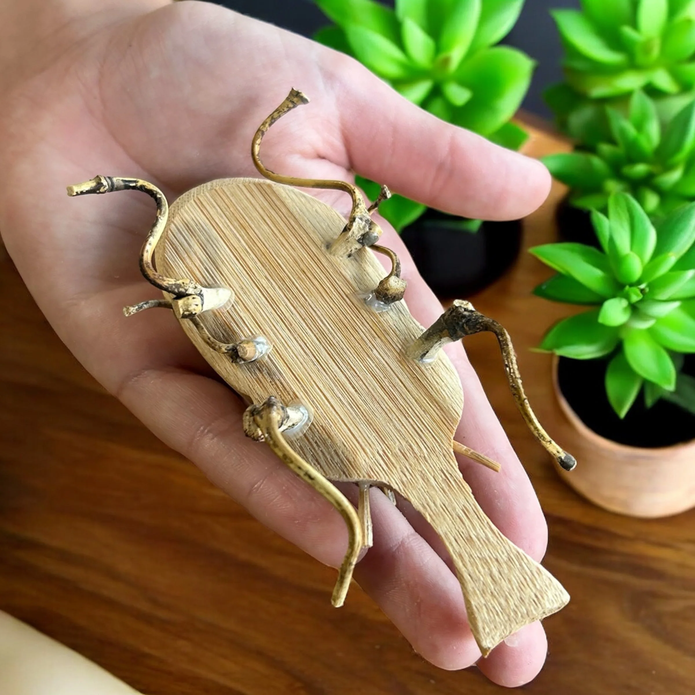 Kids Bamboo Toy | Unicorn Beetle - Image 3