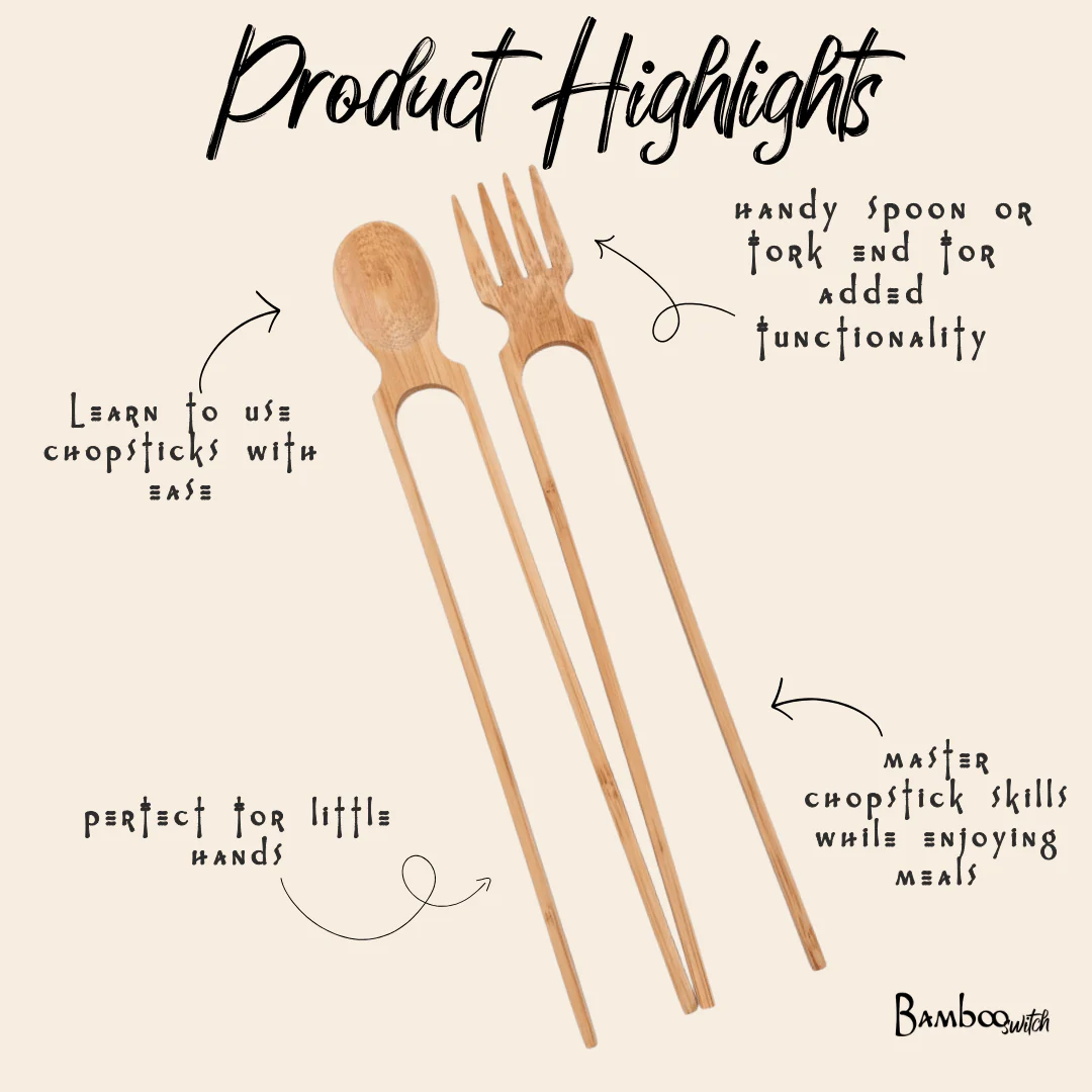 Bamboo Training Chopsticks - Image 5