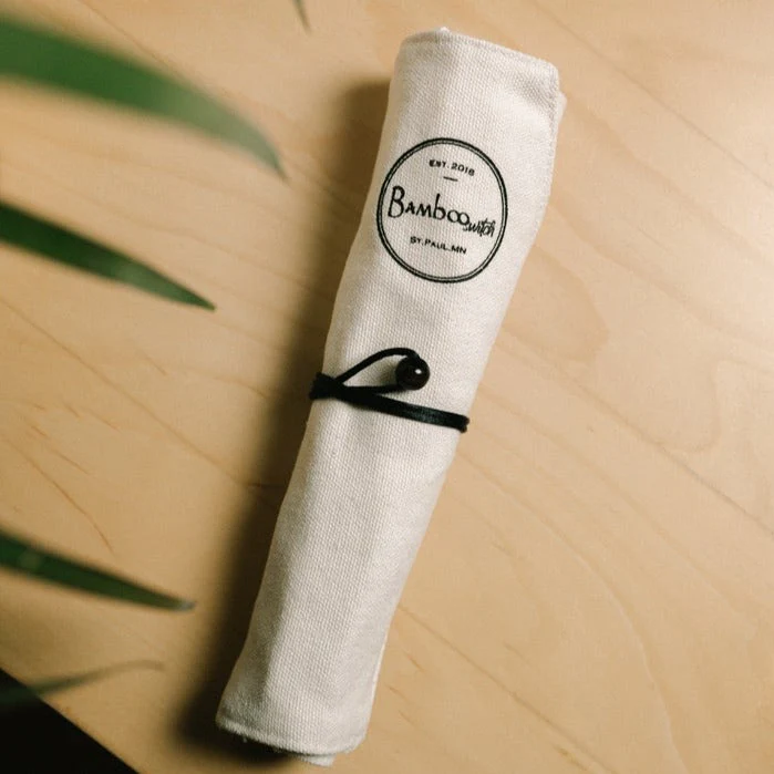 Bamboo Travel Cutlery | Beige - Image 2