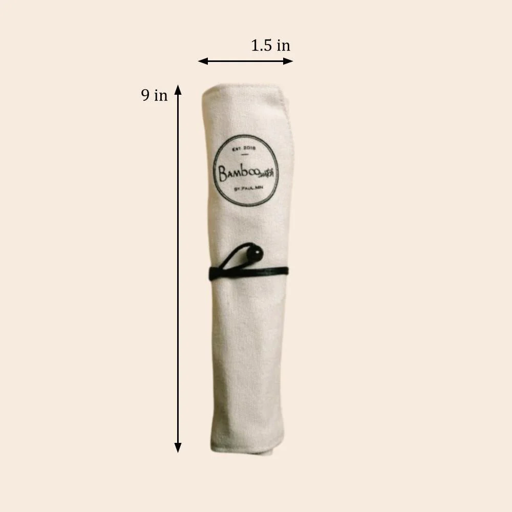 Bamboo Travel Cutlery | Beige - Image 4