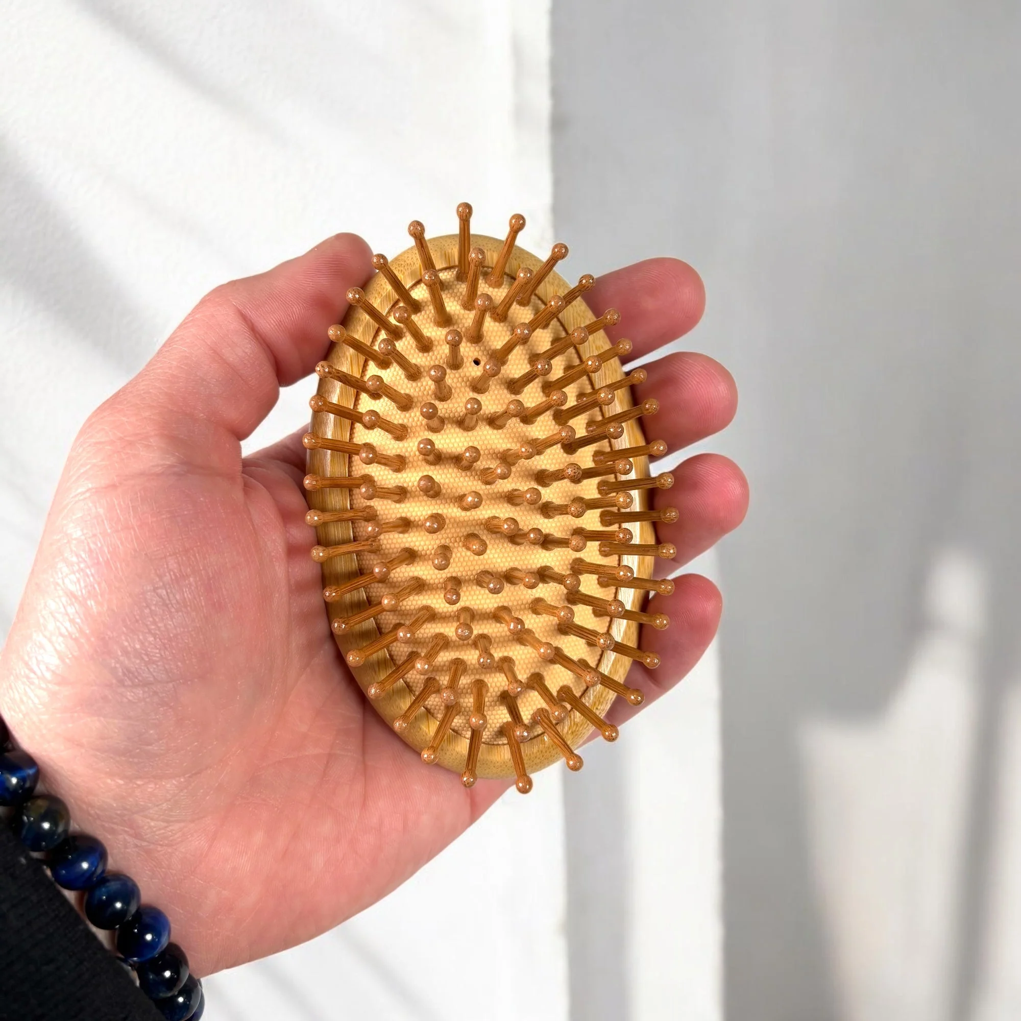 Bamboo Travel Hair Brush - Image 5