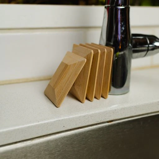 Bamboo Triangular Pot Scraper - Image 2