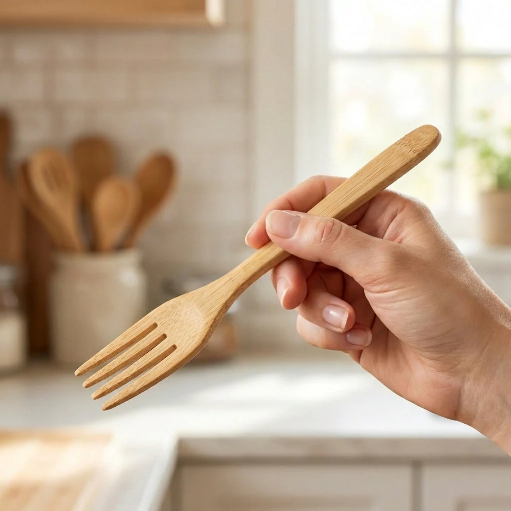 Bamboo Utensil — Fork, Knife, or Spoon - Image 2