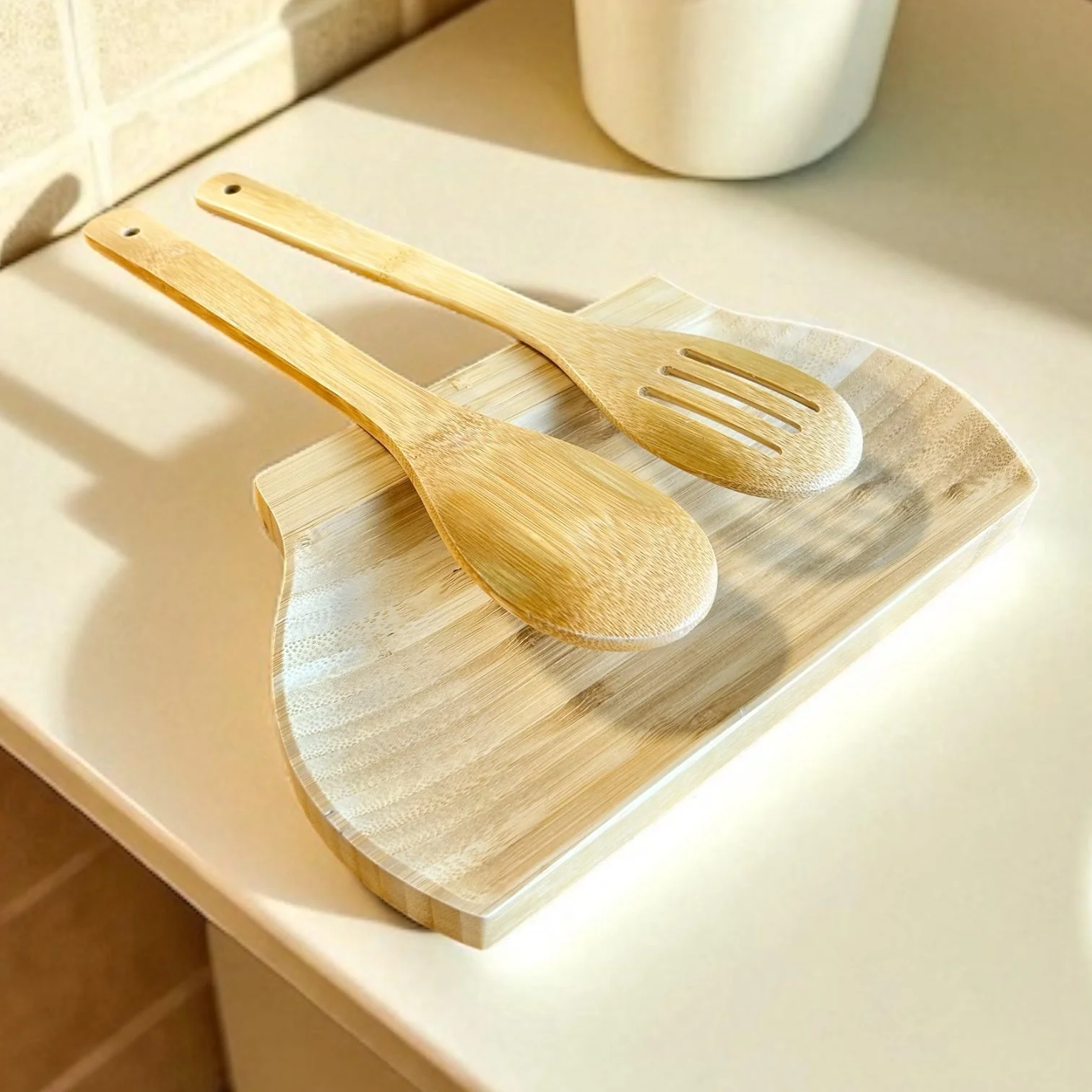 Bamboo Utensil Rest | Flat - Image 2