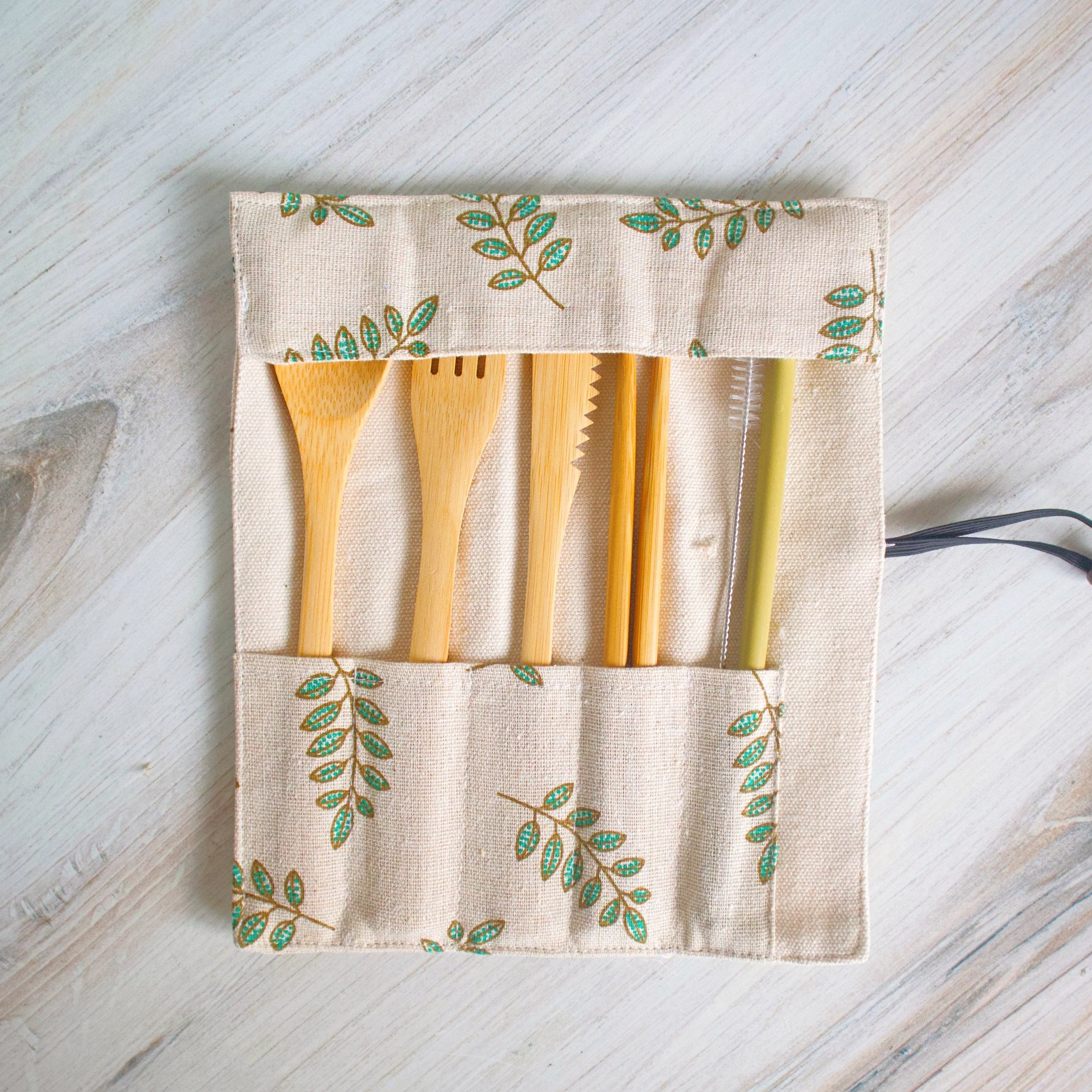 Bamboo Utensils Set - Image 4