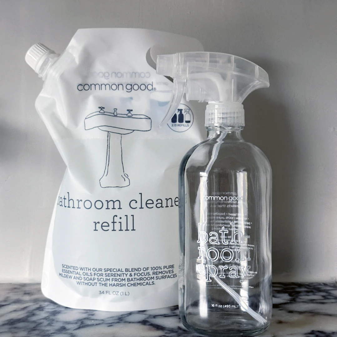 Bathroom Cleaner Refill Pouch, 34 Fl Oz - Image 2