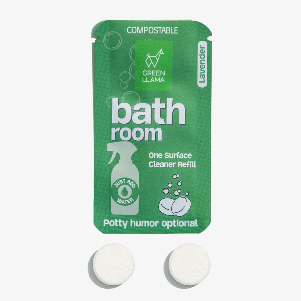 Bathroom Spray Glass Bottle Cleaning Kit with Lavender - Image 6