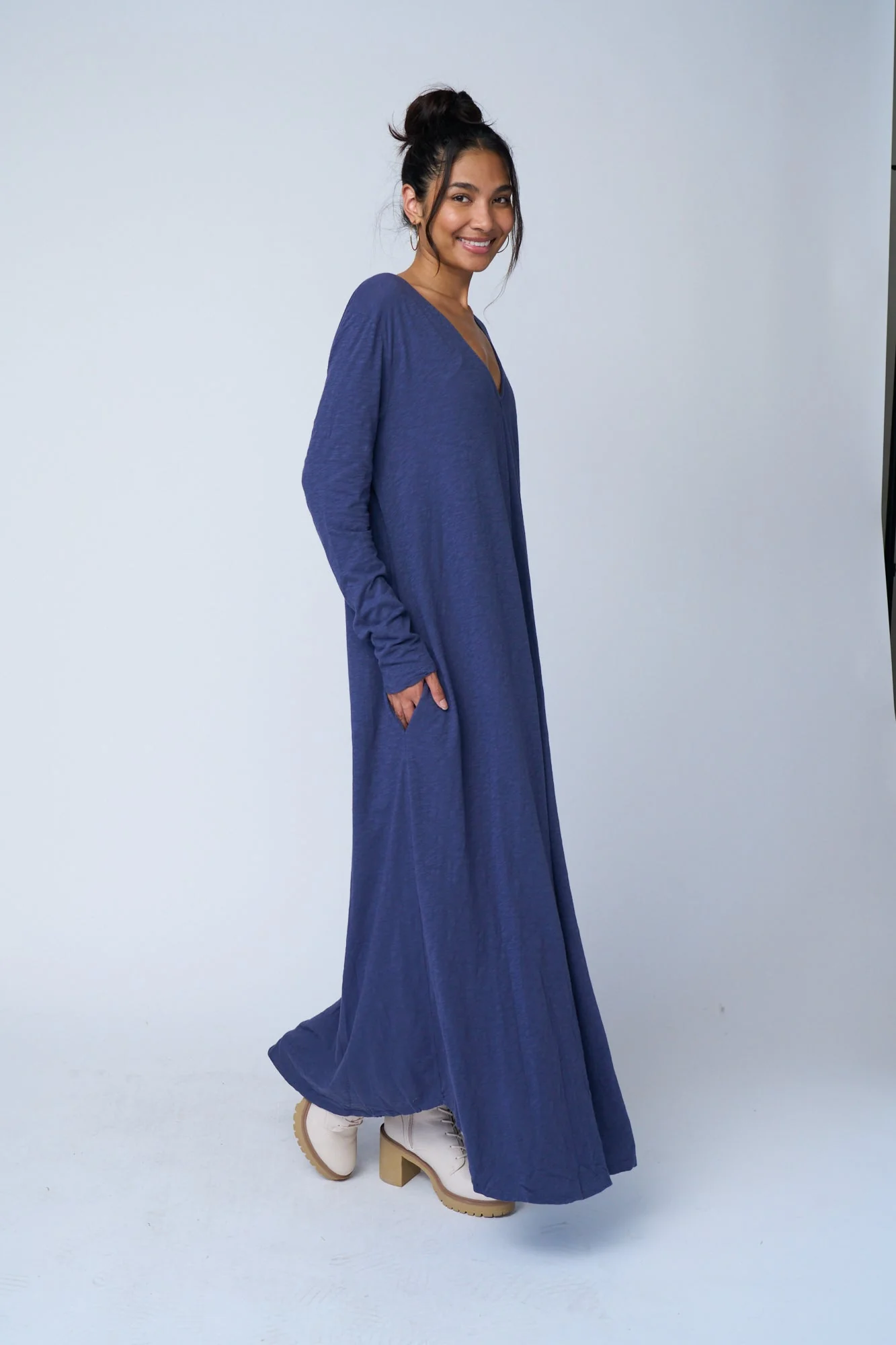 Be Clever Duo Dress - Inky Blue - Image 14