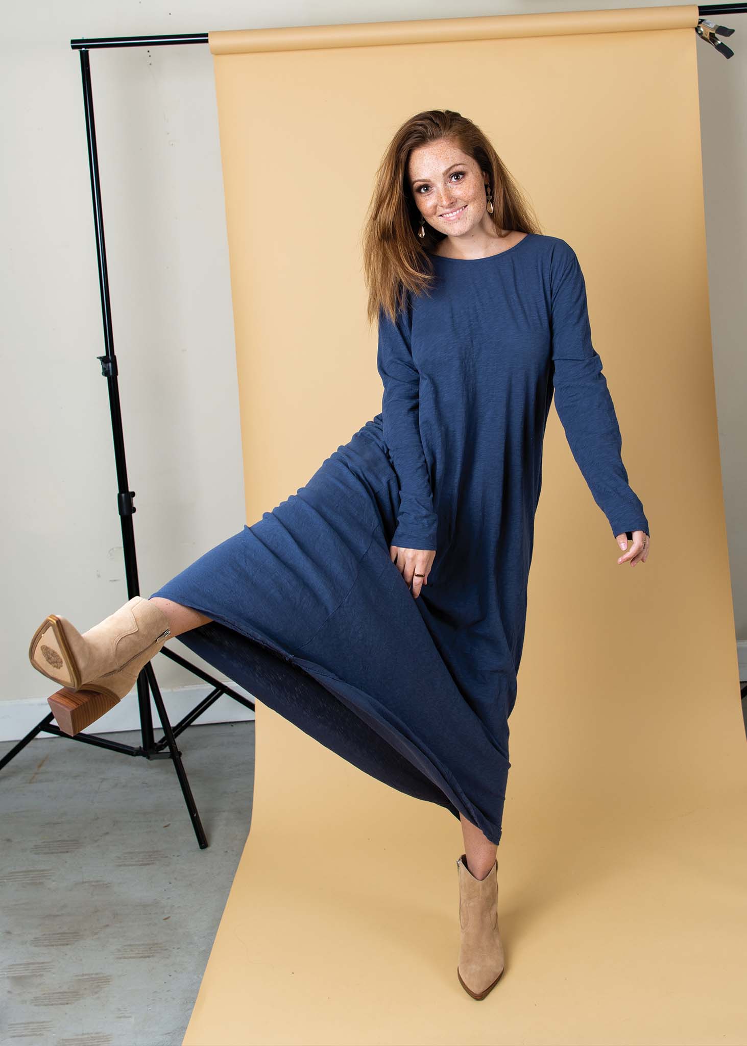 Be Clever Duo Dress - Inky Blue - Image 19
