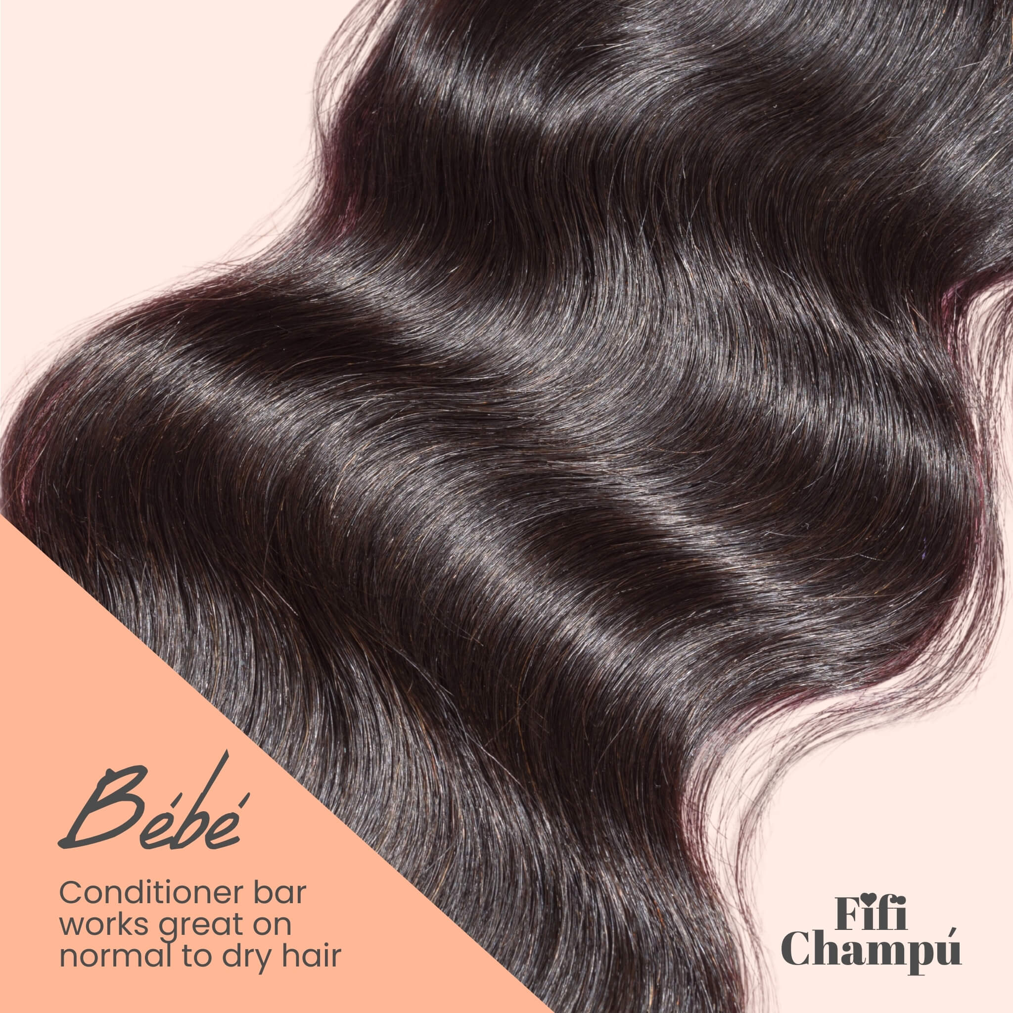 Bébé Conditioner Bar: Lightweight Moisture for Fine Hair and Sensitive Scalps - Image 3