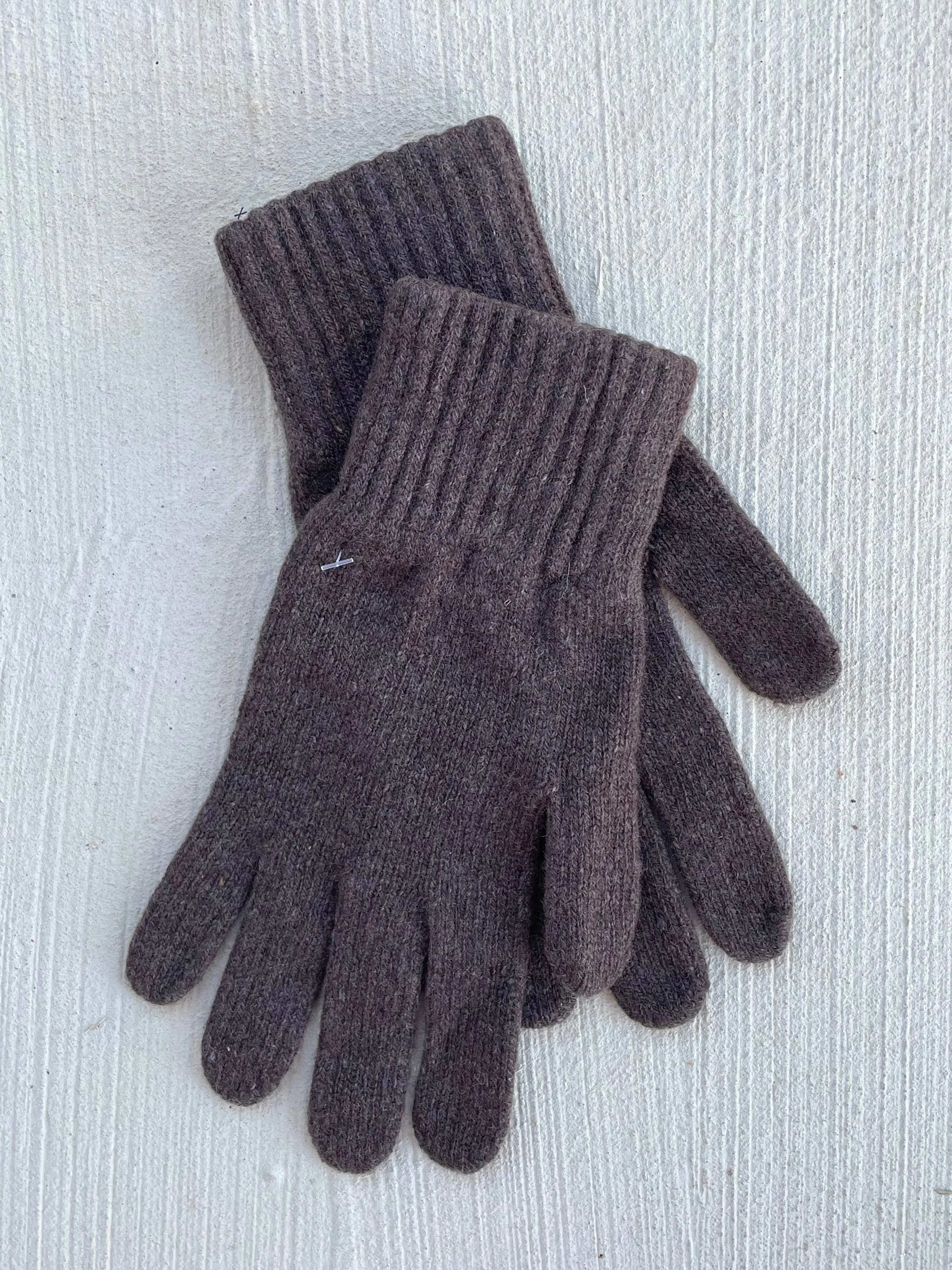 Bedford Recycled Cashmere Gloves - Cocoa - Image 2