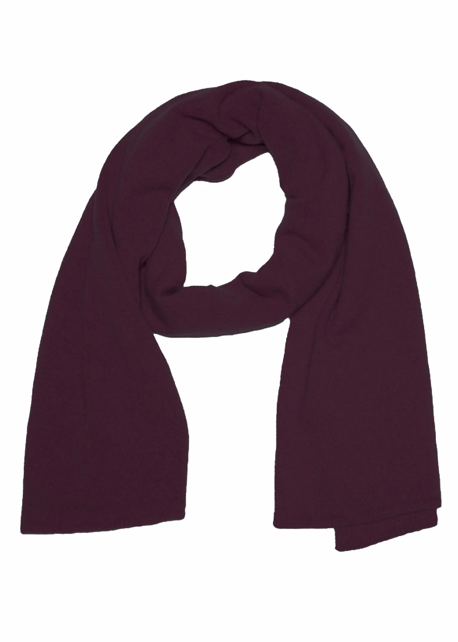 Bedford Recycled Cashmere Wrap Scarf - Bordeaux - Image 5
