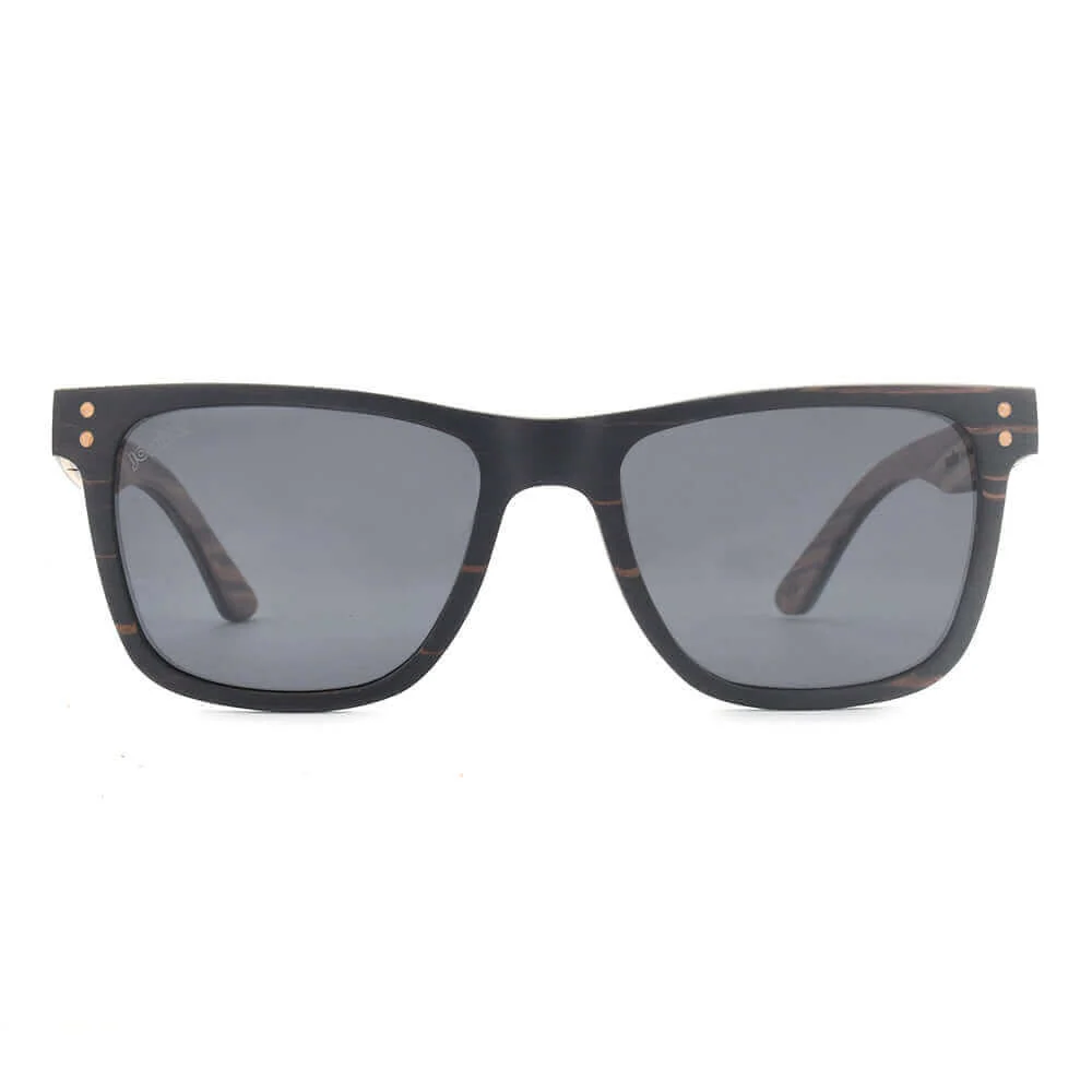 Benja - Wooden Veneer Sunglasses - Image 2