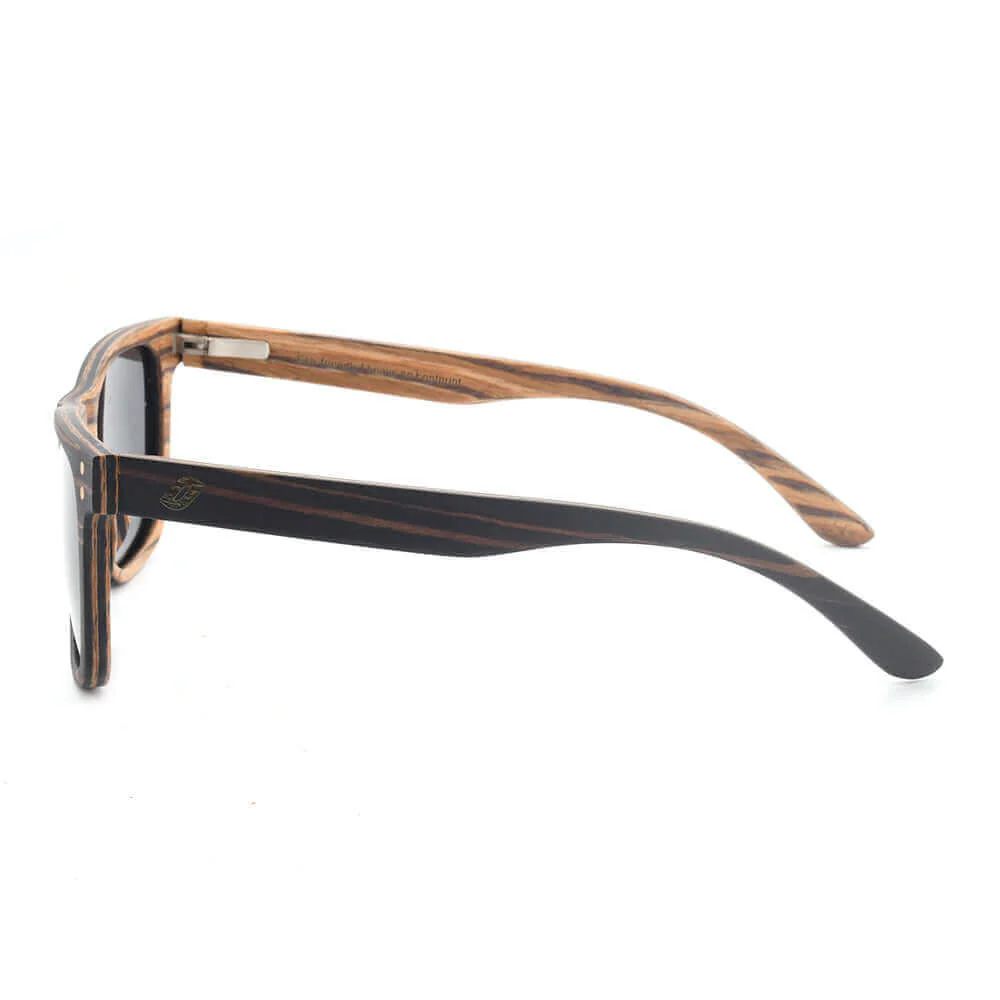 Benja - Wooden Veneer Sunglasses - Image 4