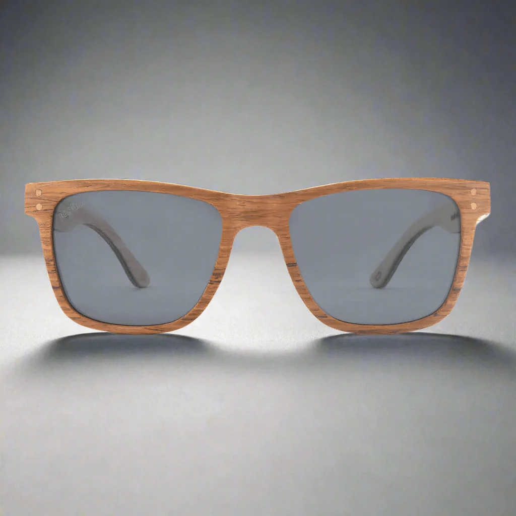 Benja - Wooden Veneer Sunglasses - Image 7