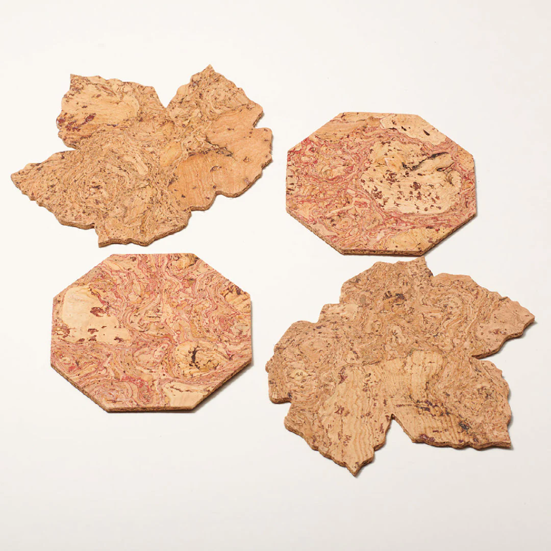 Biodegradable Cork Coasters (Set of 4) - Image 3