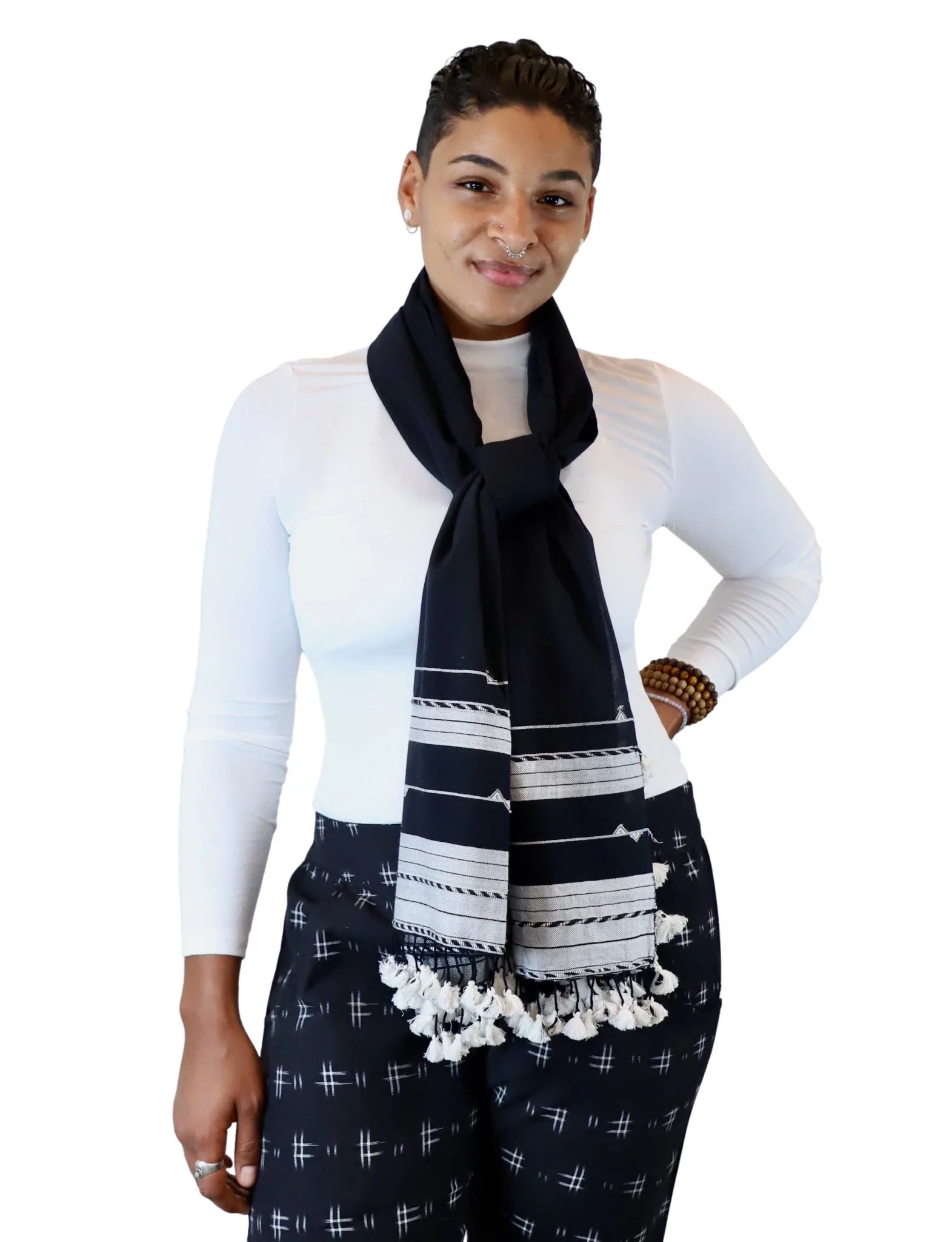 Black Kutch Scarf - Image 2