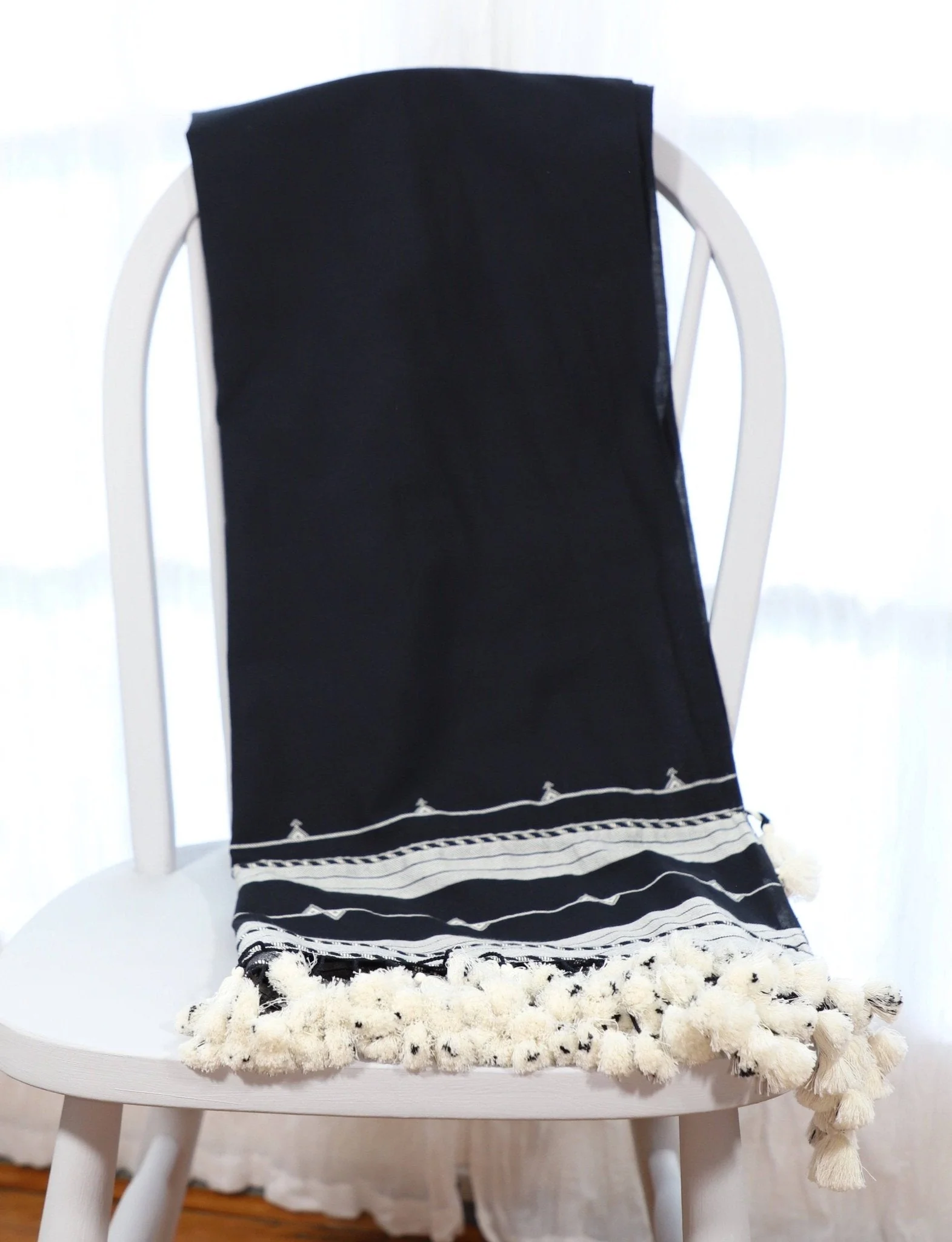 Black Kutch Scarf - Image 5