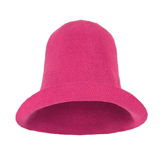 BLOOM Crochet Hat In Hot Pink - Image 5