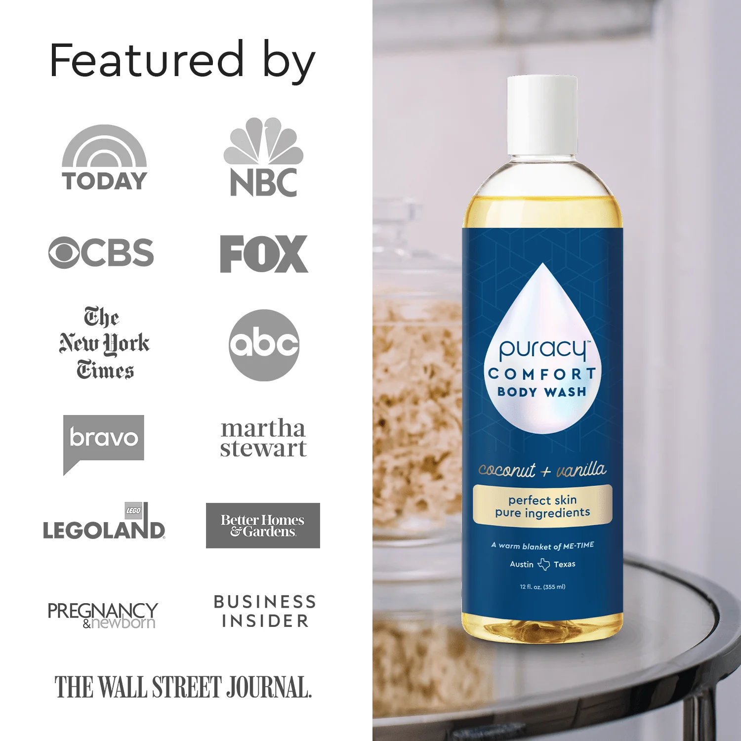 Puracy Natural Body Wash - Acidified, PH Balanced - Image 20